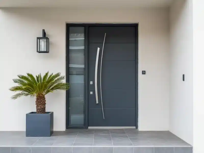 Ouverture de porte d’entrée claquée, fermée à clé, blindée