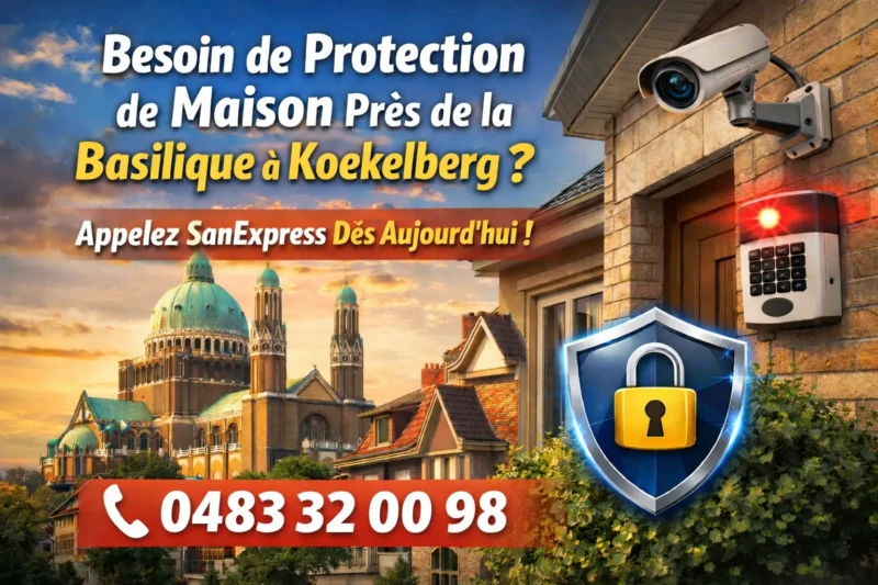 protection de maisonprès de la Basilique à Koekelberg