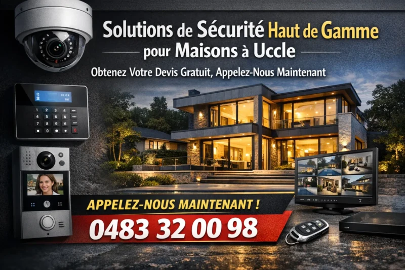 solutions domotiques de sécurité à Uccle