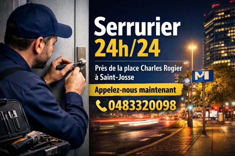 serrurier 24h/24 près de la place Charles Rogier