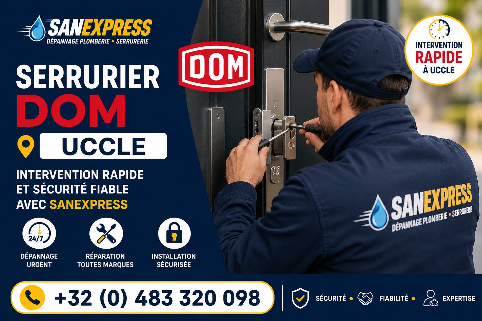serrurier DOM Uccle
