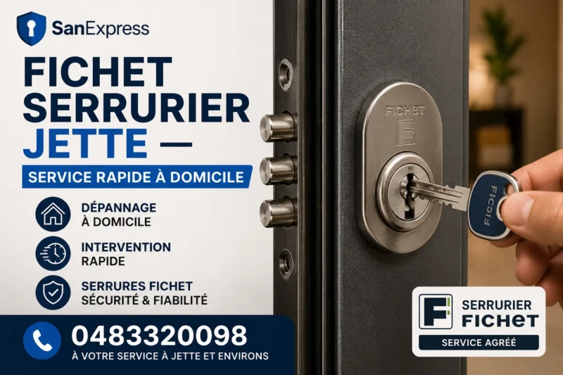 Fichet serrurier Jette