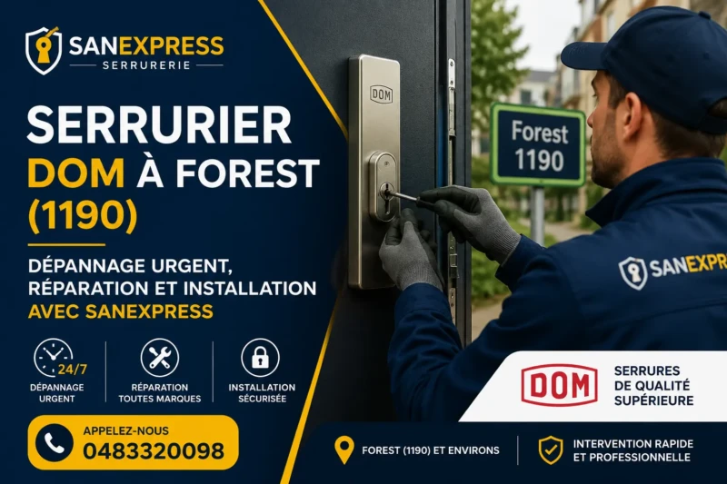 serrurier DOM à Forest 1190