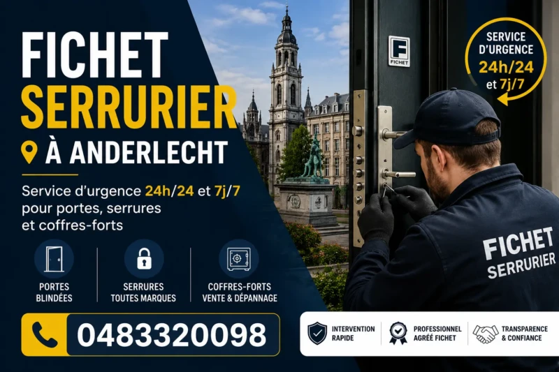 Serrurier à Anderlecht