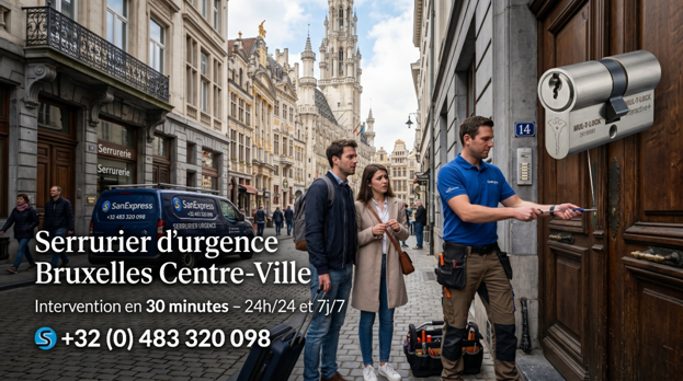 serrurier Mul-T-Lock Bruxelles Centre-Ville