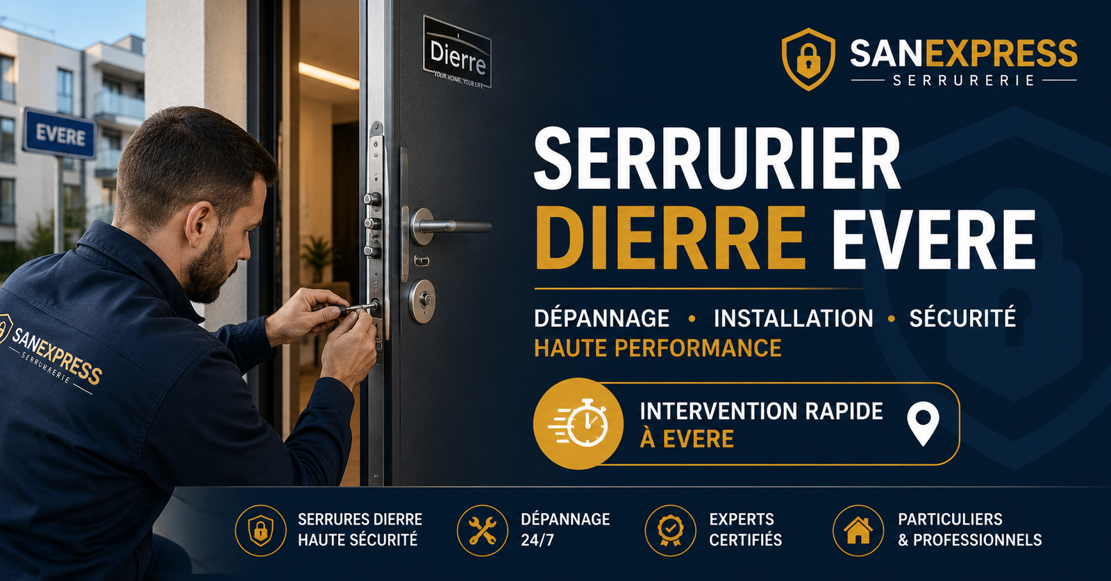 Serrurier Dierre Evere