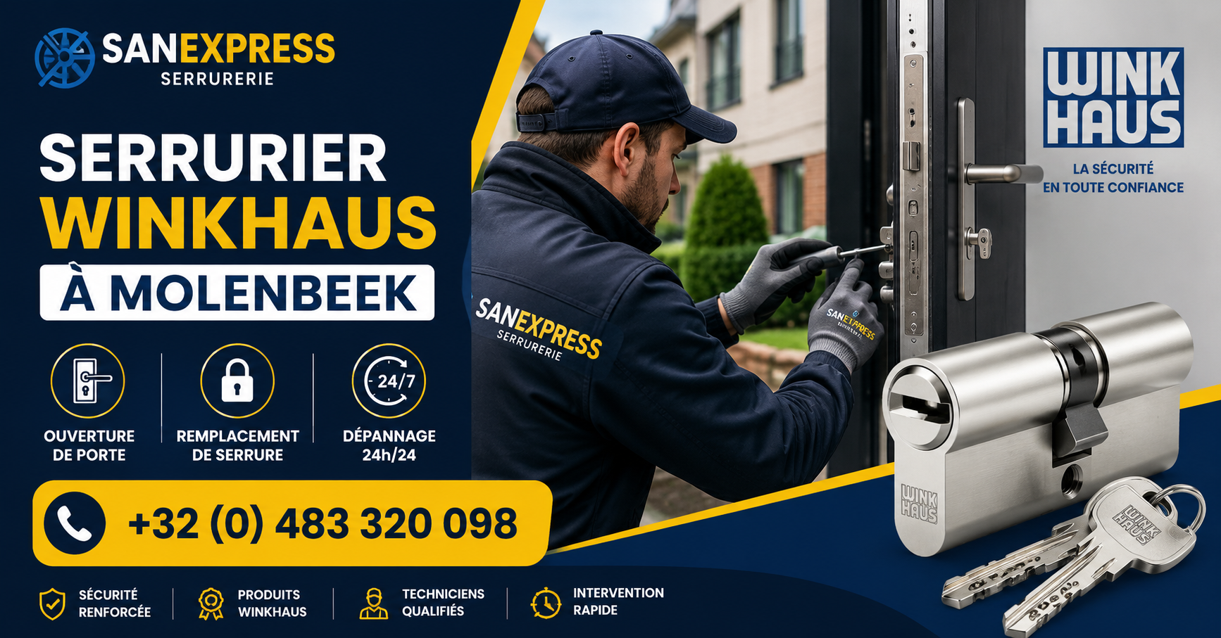 Serrurier Winkhaus Molenbeek