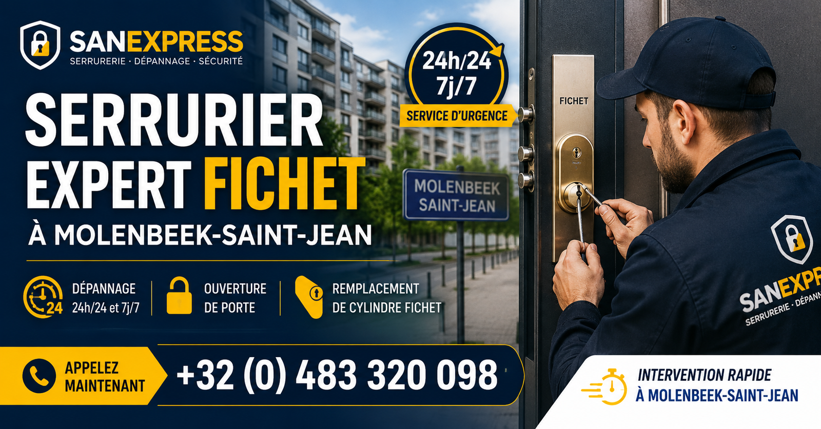 serrurier Fichet Molenbeek-Saint-Jean