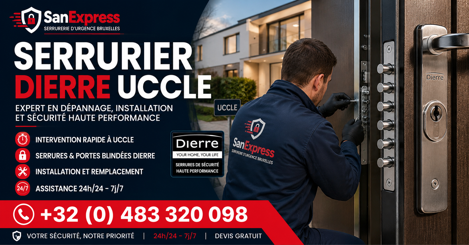 Serrurier Dierre Uccle