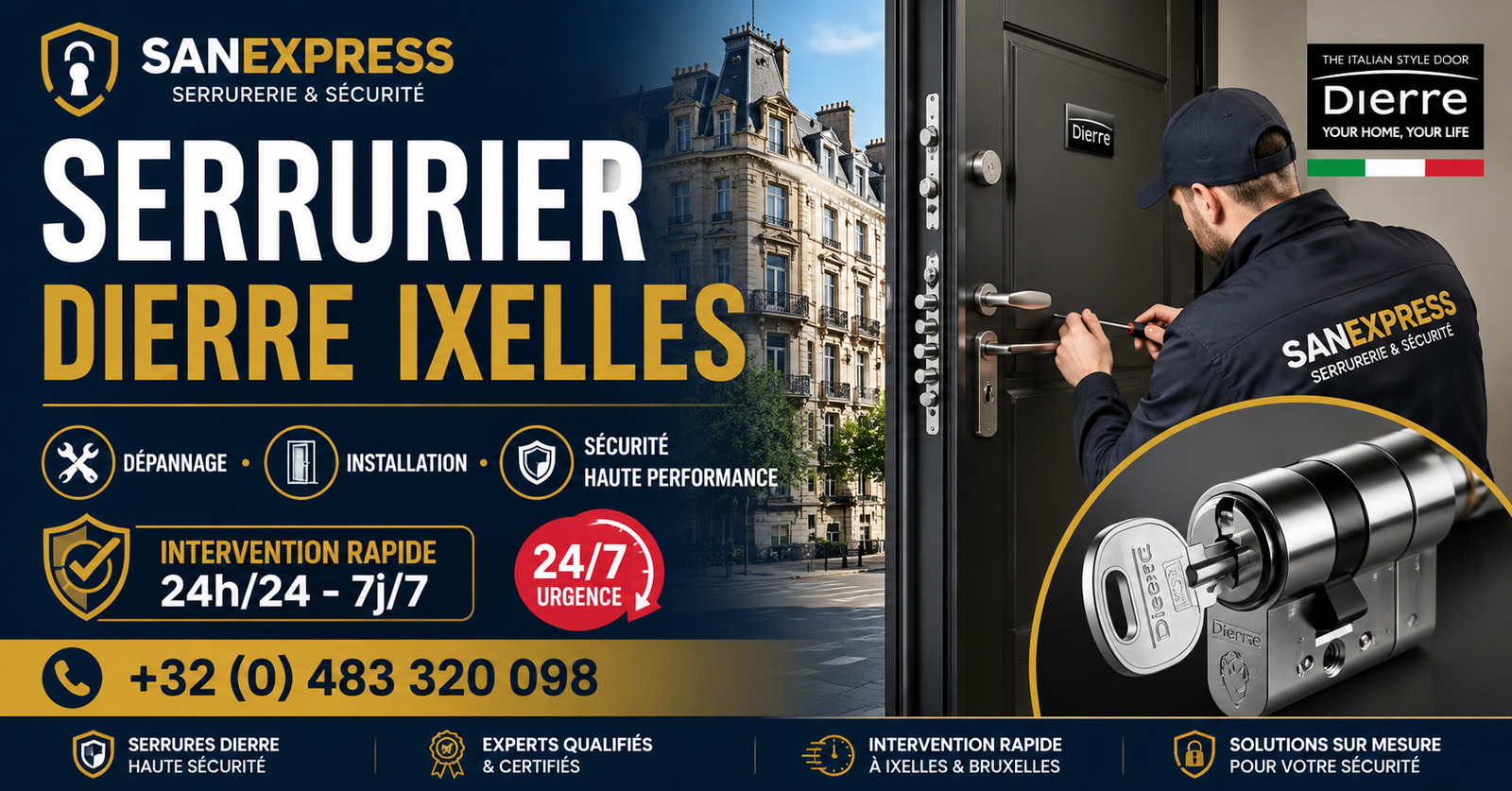 Serrurier Dierre Ixelles