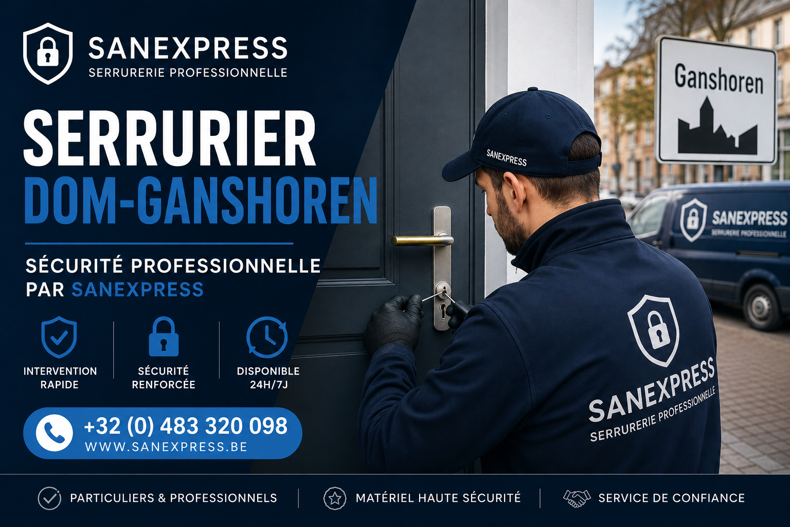Serrurier DOM Ganshoren
