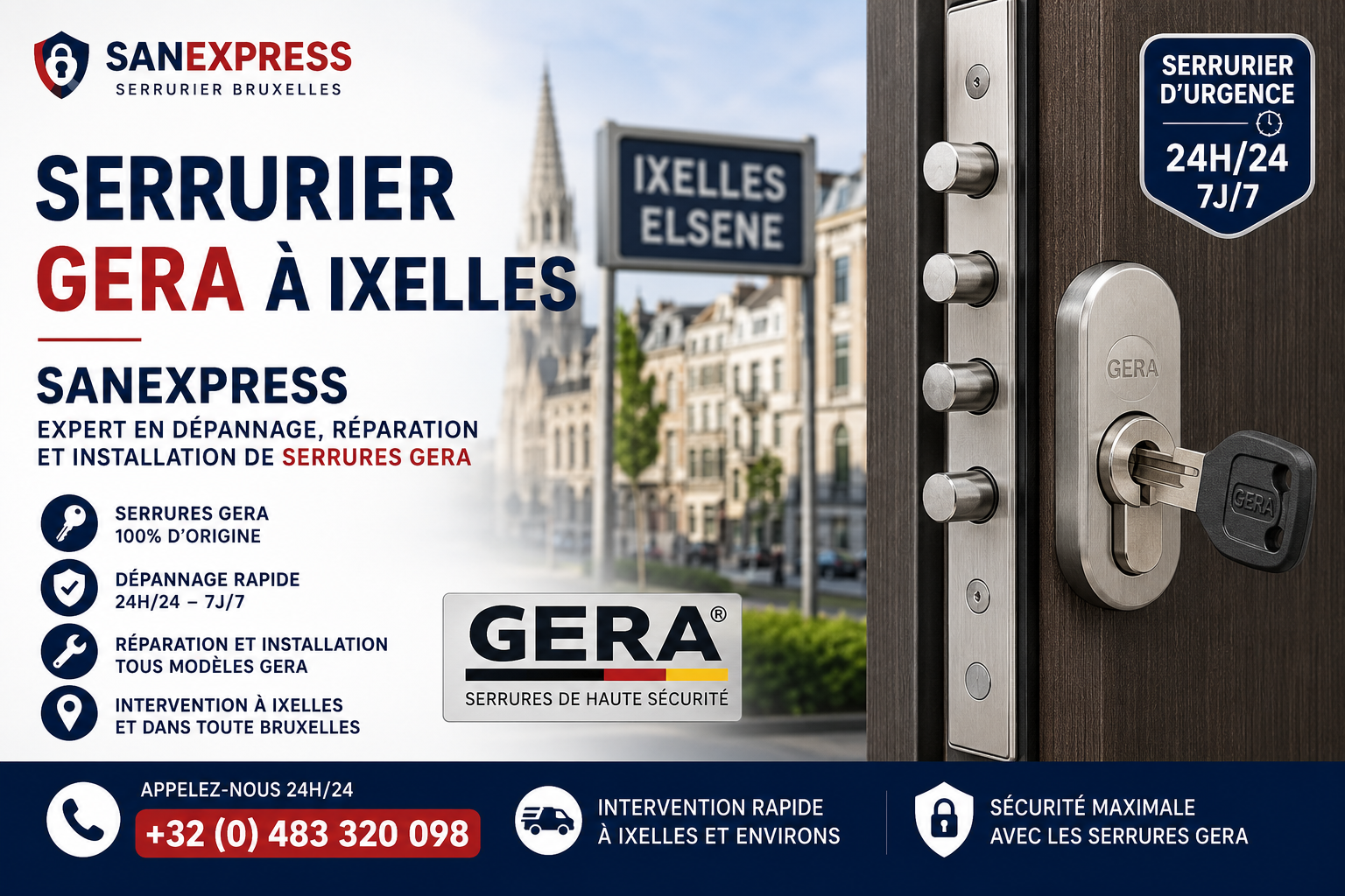 serrurier Gera Ixelles