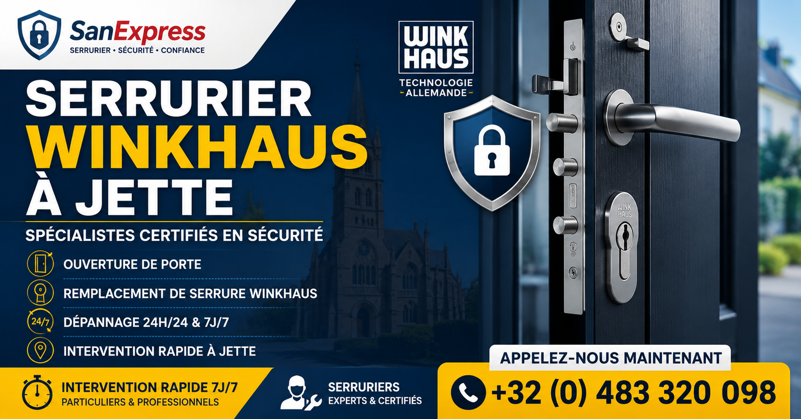 Serrurier Winkhaus Jette