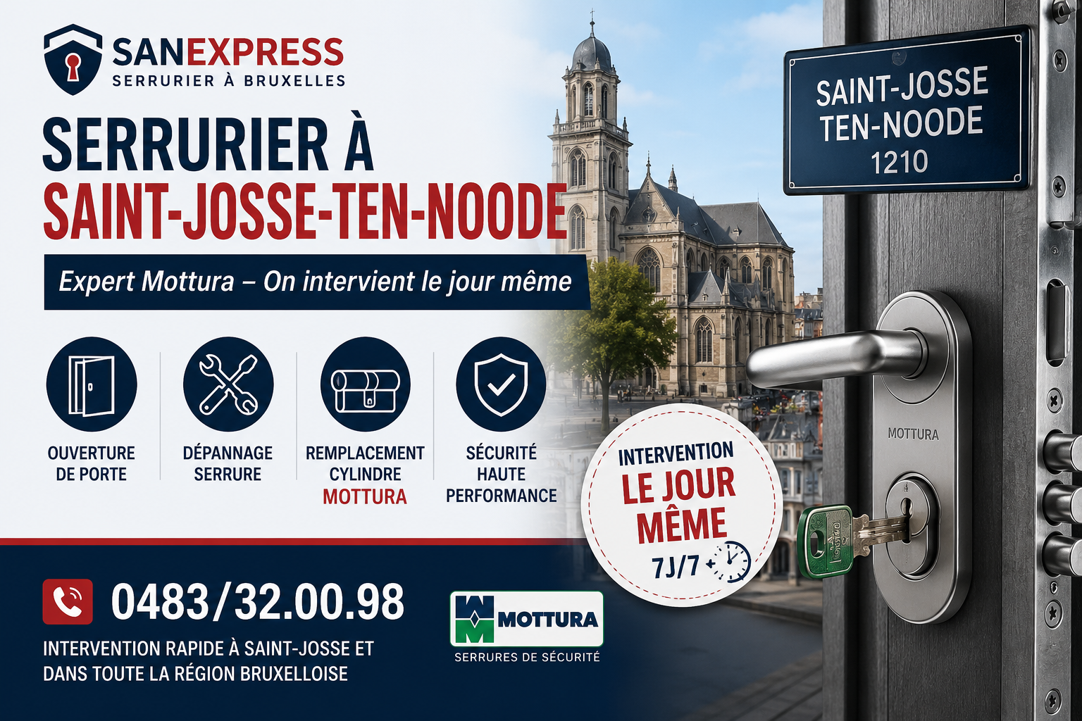 Serrurier Saint-Josse-ten-Noode Mottura