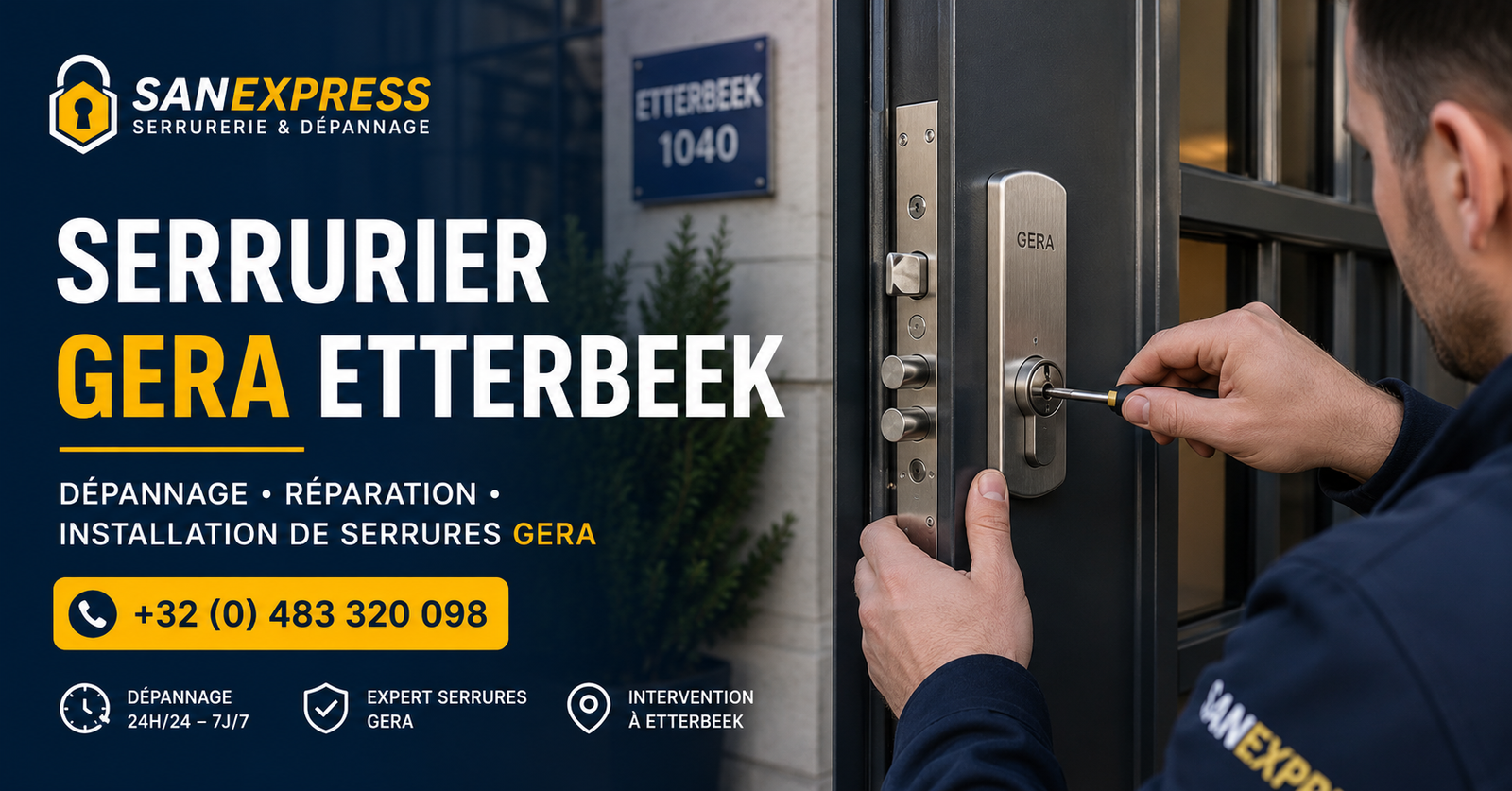 Serrurier Gera Etterbeek