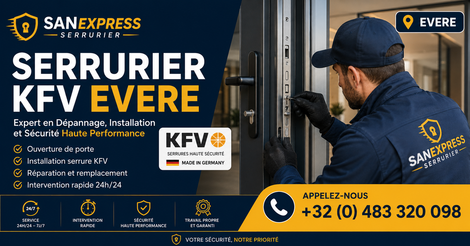 Serrurier KFV Evere
