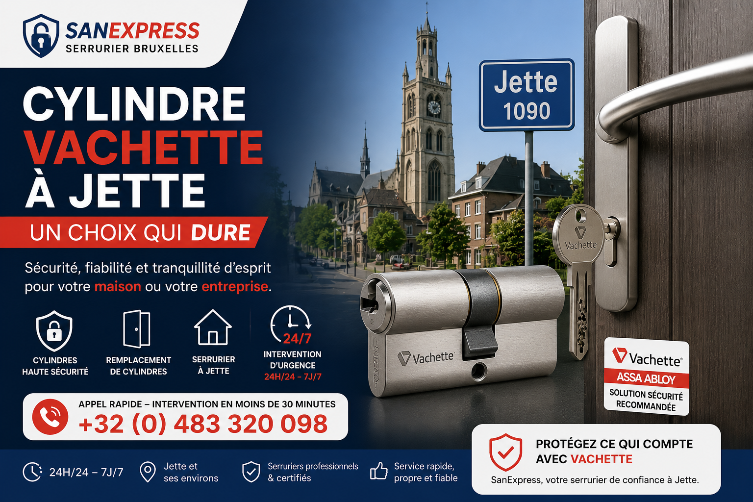 Cylindre Vachette à Jette